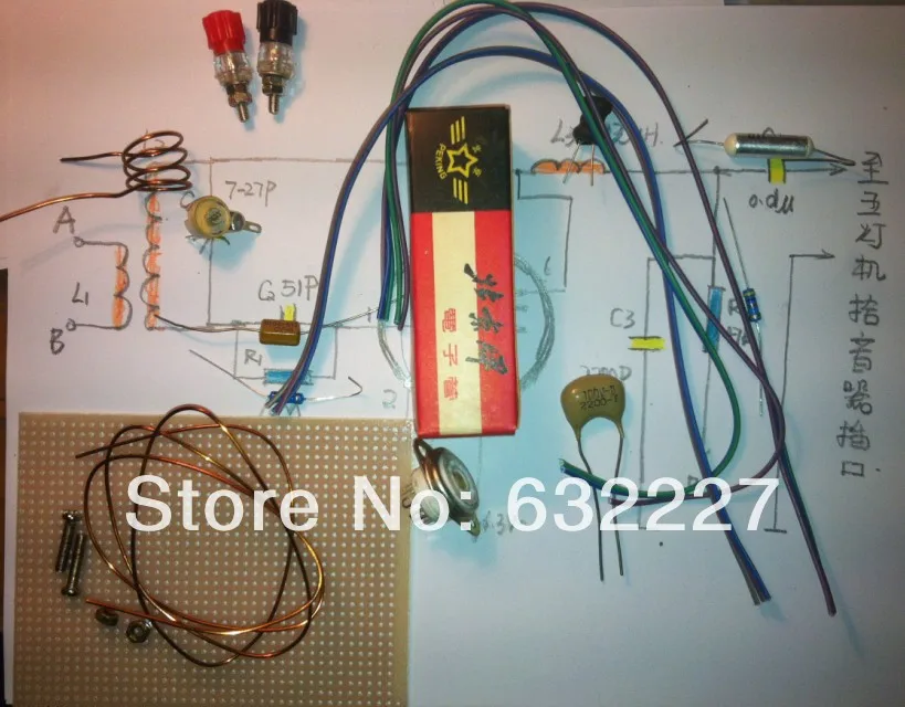 Трубчатый комплект FM радио с одной лампой супер регенеративное пневматическое TV