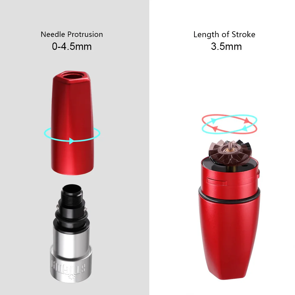 Профессиональная татуировочная машина роторная тату машинка ручка пистолет