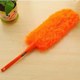 Orange Щетка из мягкой микрофибры для бытовой уборки/домашнего кондиционирования воздуха/автомобиля/мебели, щетка для очистки пыли, Антистатическая щетка для волос - Цвет: Orange