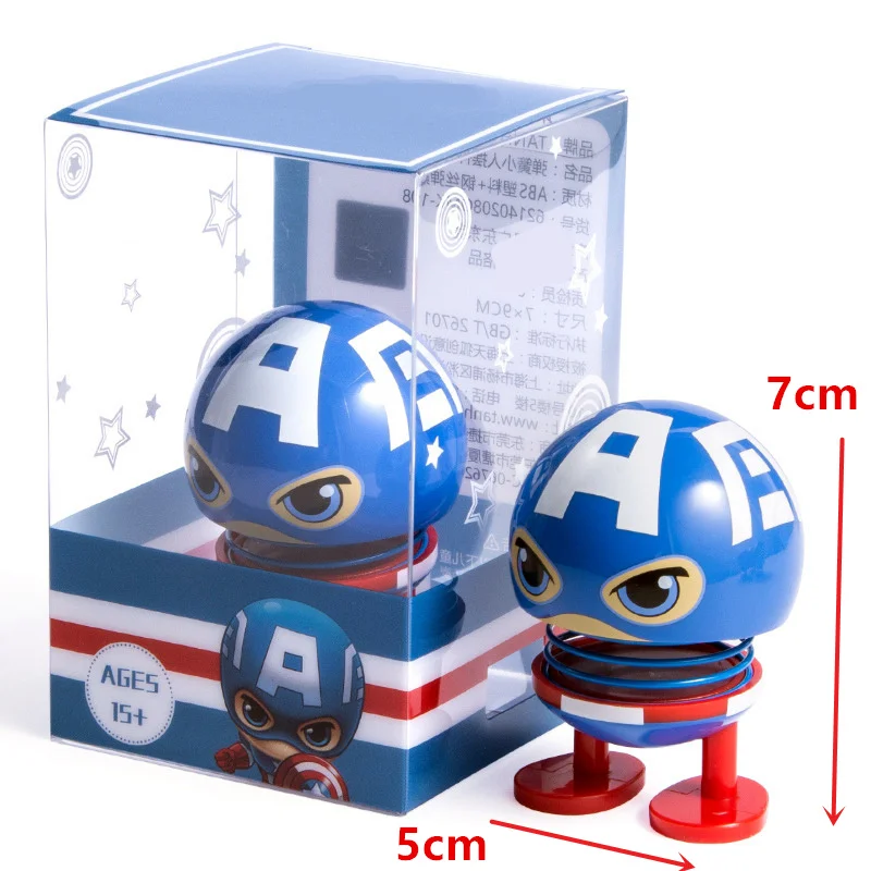 Украшение автомобиля супер герой Железный человек паук Капитан Америка Брюс