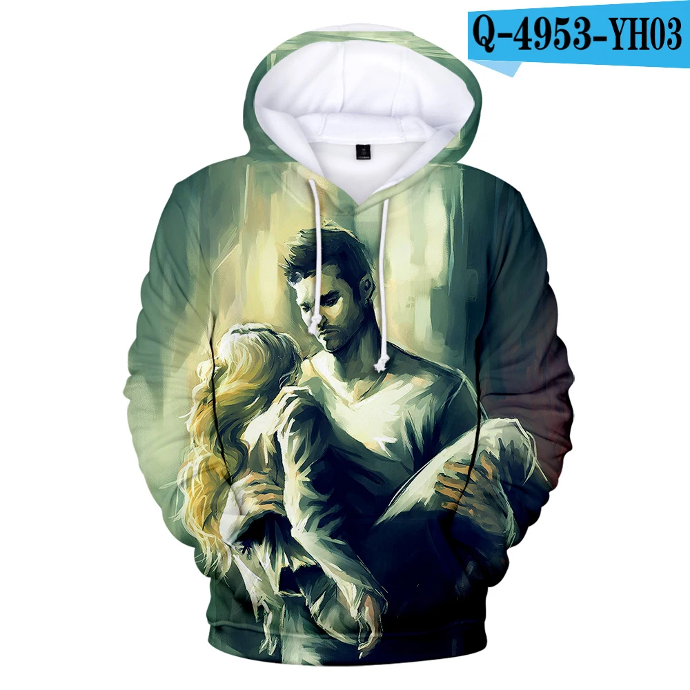 3D hoodies Fashion Teen Wolf Hoodies Derekhale 3D Print Sweatshirts Teen Wolf Men/Women Black Unisex Tops 4XL - Цвет: 3D hoodies