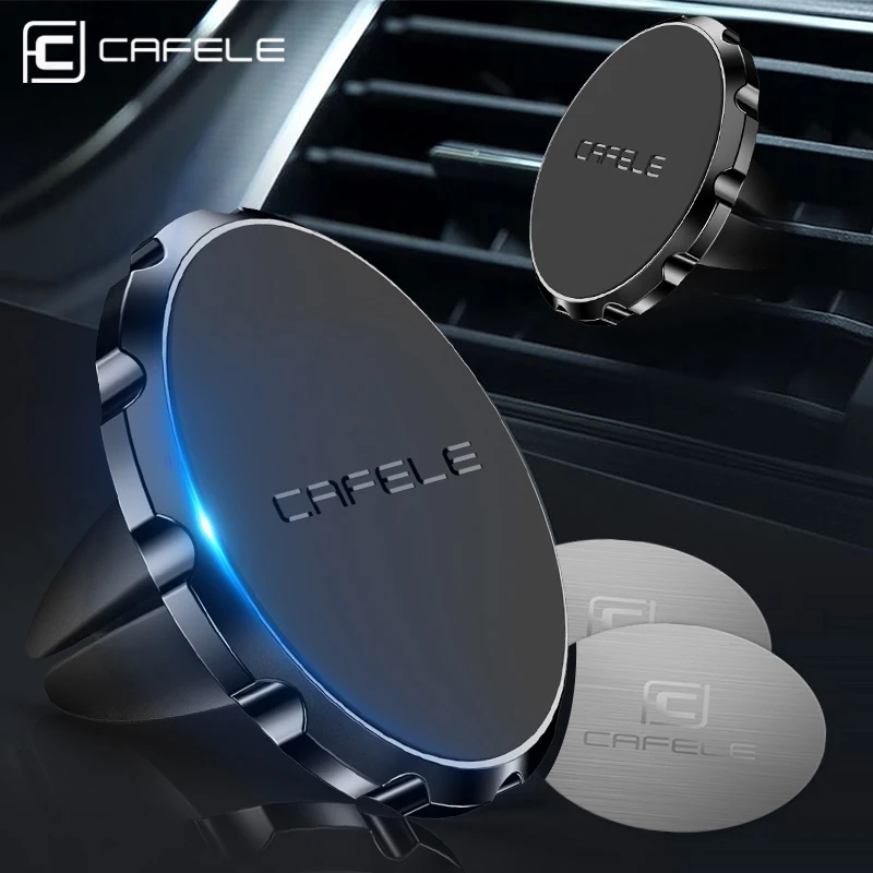 cafele 3 style magnetic car phone holder stand for phone in car air vent gps universal holder for iphone x xs samsung free ship free global shipping
