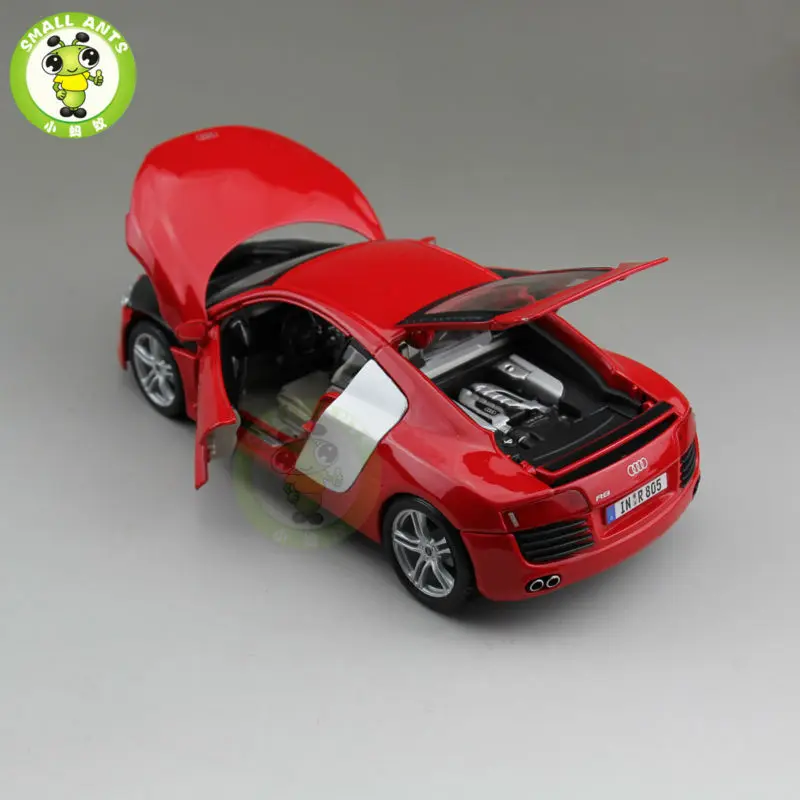 1/18 R8 Sports Racing литой металл модель автомобиля Maisto красный цвет|1/18 audi|audi r8diecast metal |