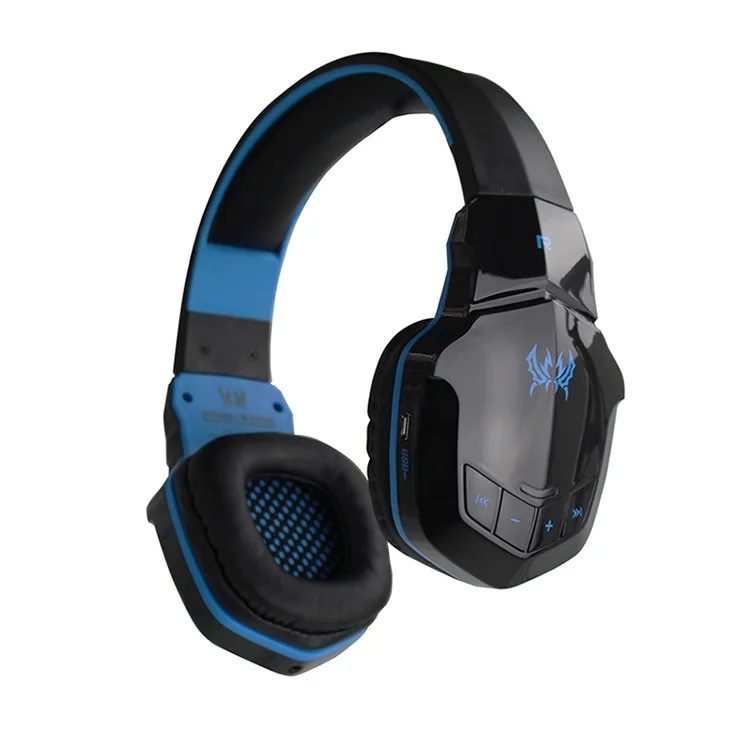 Синий Каждый B3505 Беспроводные Bluetooth Стерео Игровые наушники игровая гарнитура PC Gamer HiFi запонки шлем с регулятором громкости микрофон - Цвет: Синий