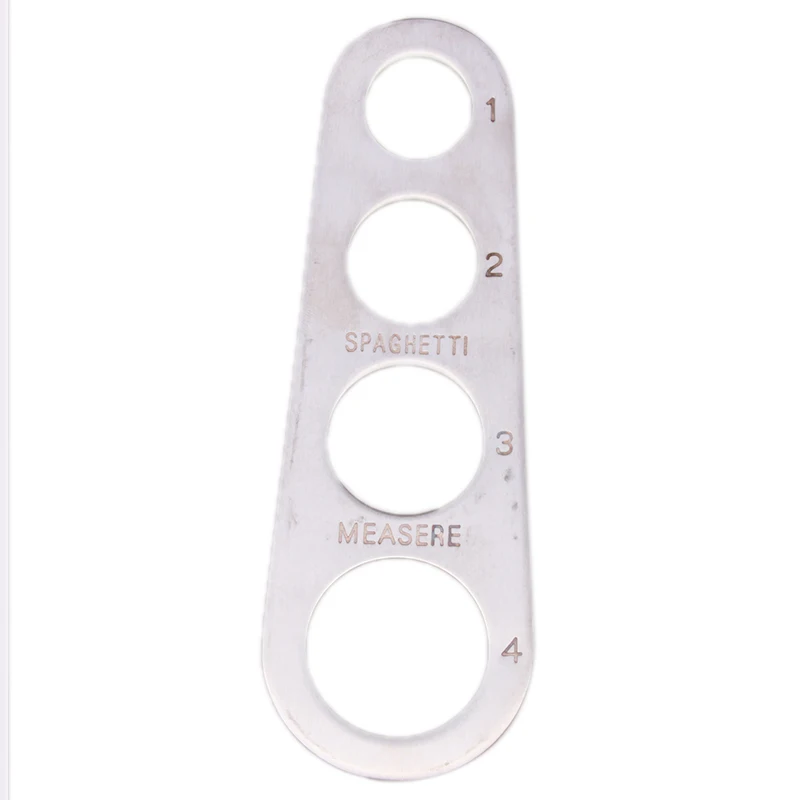 

Stainless Steel Spaghetti Measurer Pasta Ruler Measuring Tool With 4 Serving Portion Control Cooking Tools
