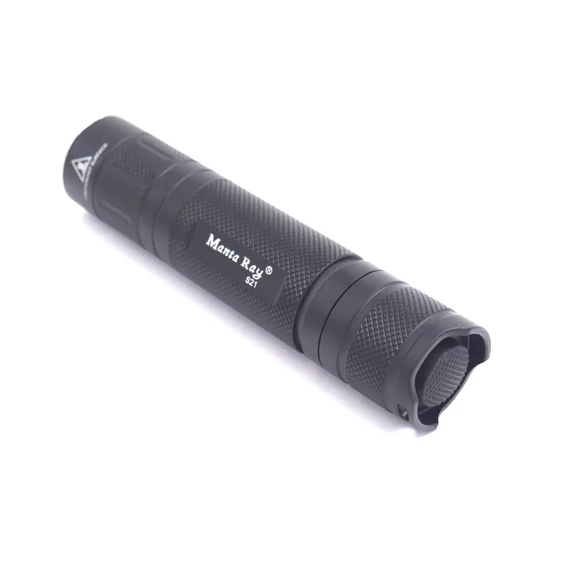 Черный фонарик S21 CREE XHP50.2 6500K со светодиодной подсветкой внутри медная плата DTP
