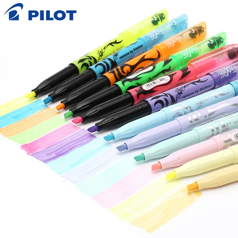 3 шт. японский пилот стираемый маркер пастельный цвет флуоресцентный 6 цветов