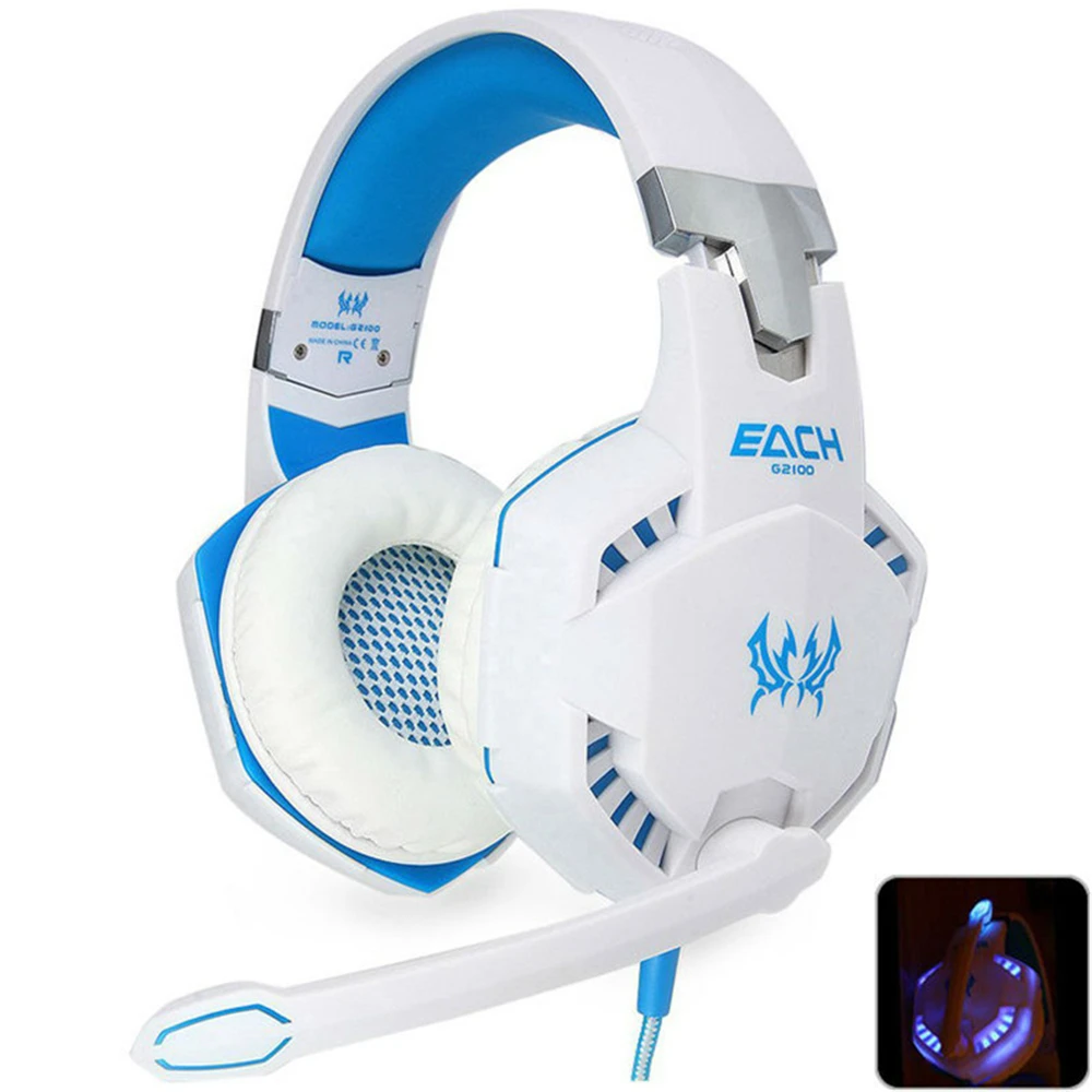 KOTION каждый G210 вибратор Gaming headset вибрации наушники шлем геймер стерео наушники с микрофоном для компьютера PC