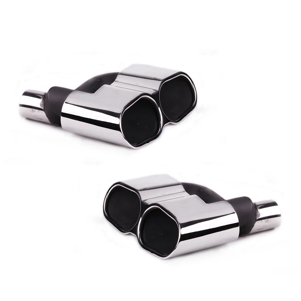 RASTP-2Pcs/комплект Модифицированная выхлопная труба из нержавеющей стали для Benz 08-13 S