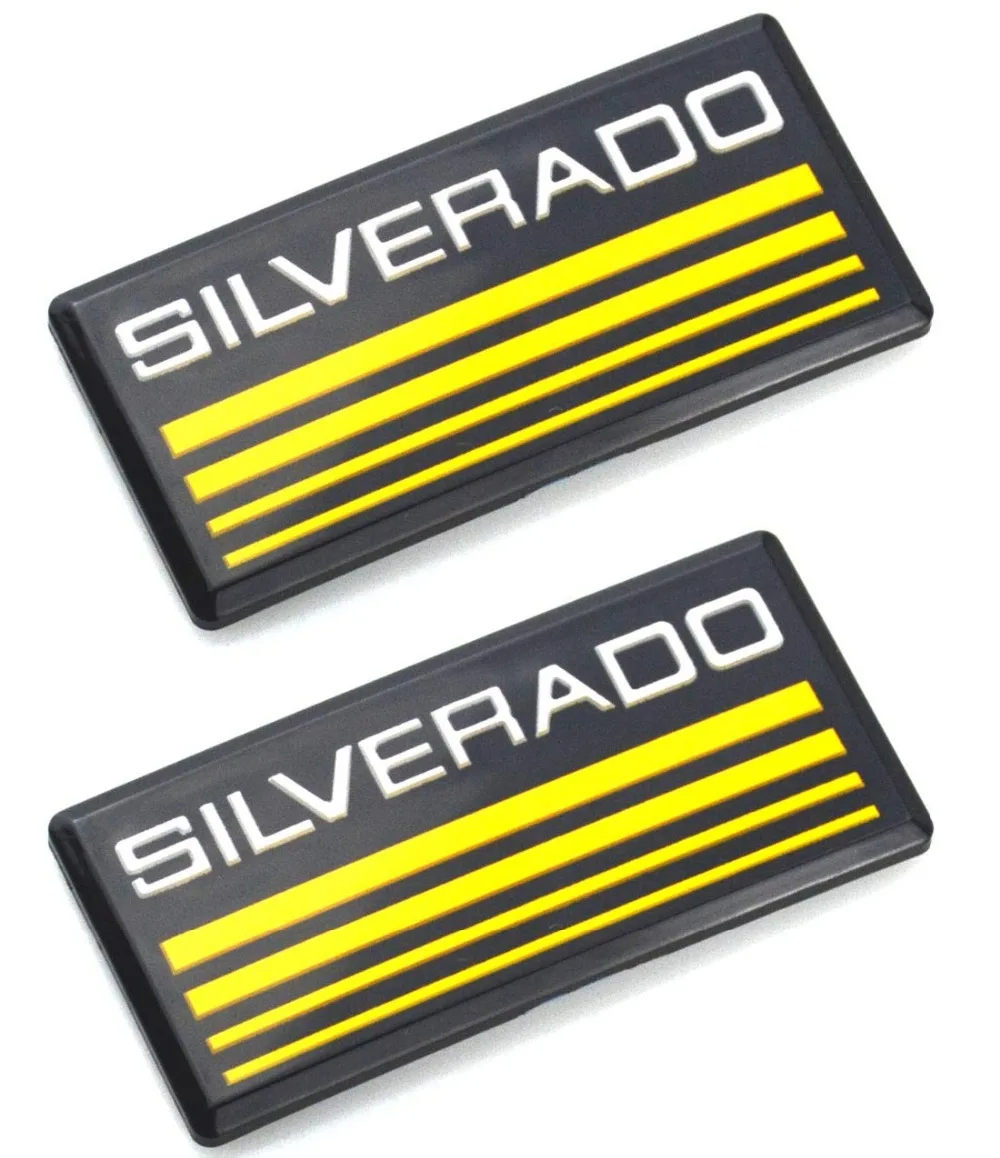 2 шт. Silverado кабины эмблемы сторона крыши столб наклейка для Chevy 88 98 90 91 пригородный