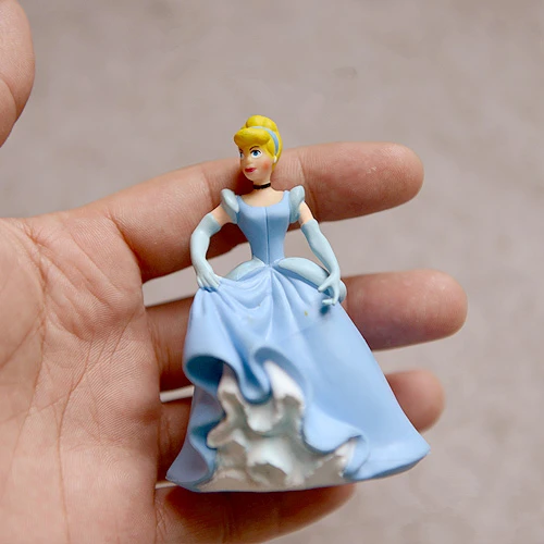 Collection Original Cute Cinderella Mouse Woolen Basket Anime Action DIY PVC Figure Toy Birthday Gift Decoration | Игрушки и хобби