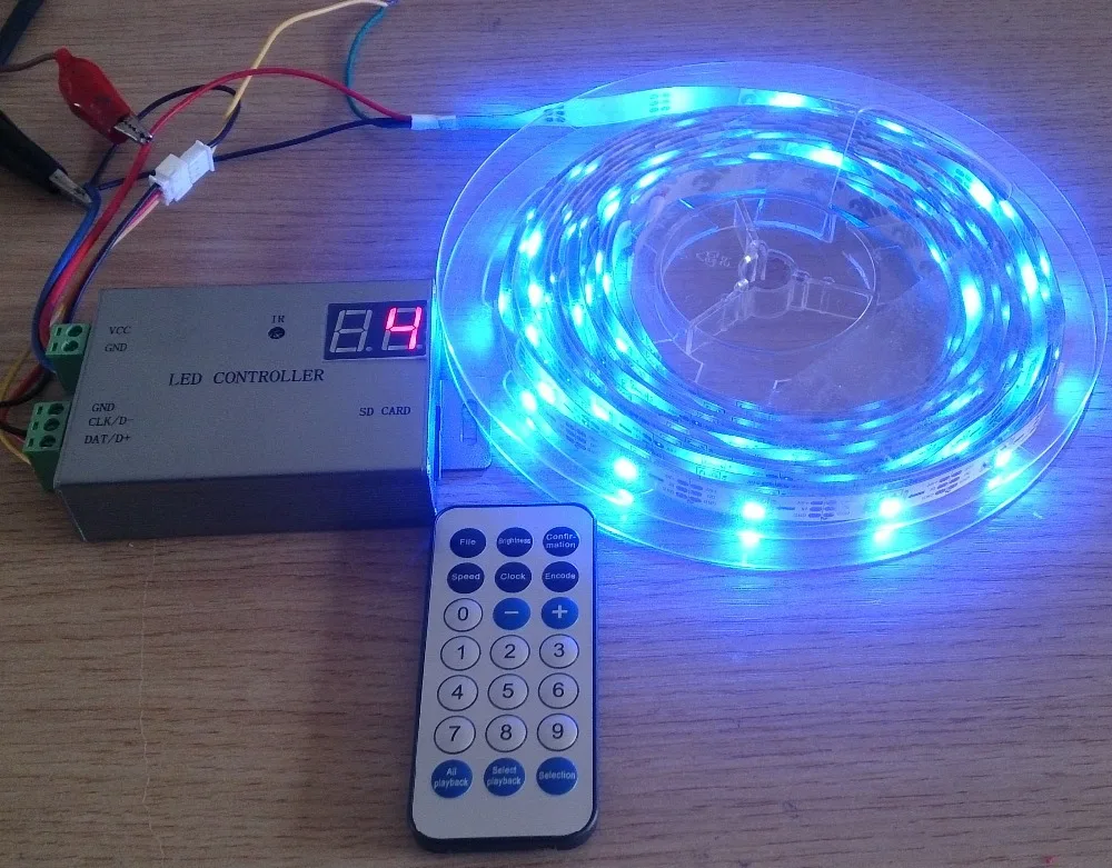 Светодиодный контроллер с поддержкой WS2812 WS2811 APA102 DMX512 et1 1 4096 пикселей