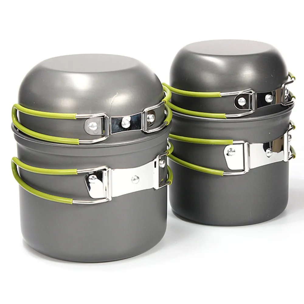 4 шт./2 шт./набор антипригарная алюминиевая посуда для туризма кемпинга