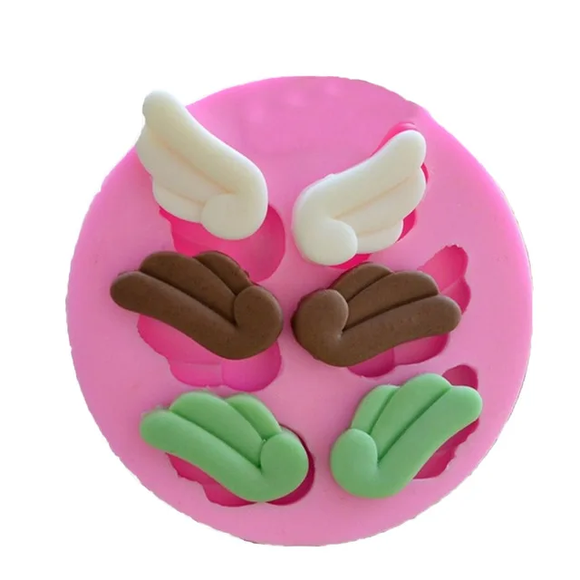 Крылья Ангела силиконовые формы Cupcake Помады Украшения Торта Инструменты gumpaste