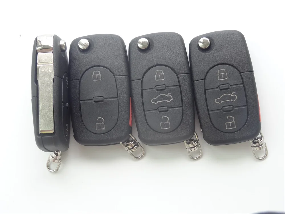 AUTEWODE сменный корпус для дистанционного ключа подходит Audi TT A4 A6 A8 Quattro 2 3 4 кнопки