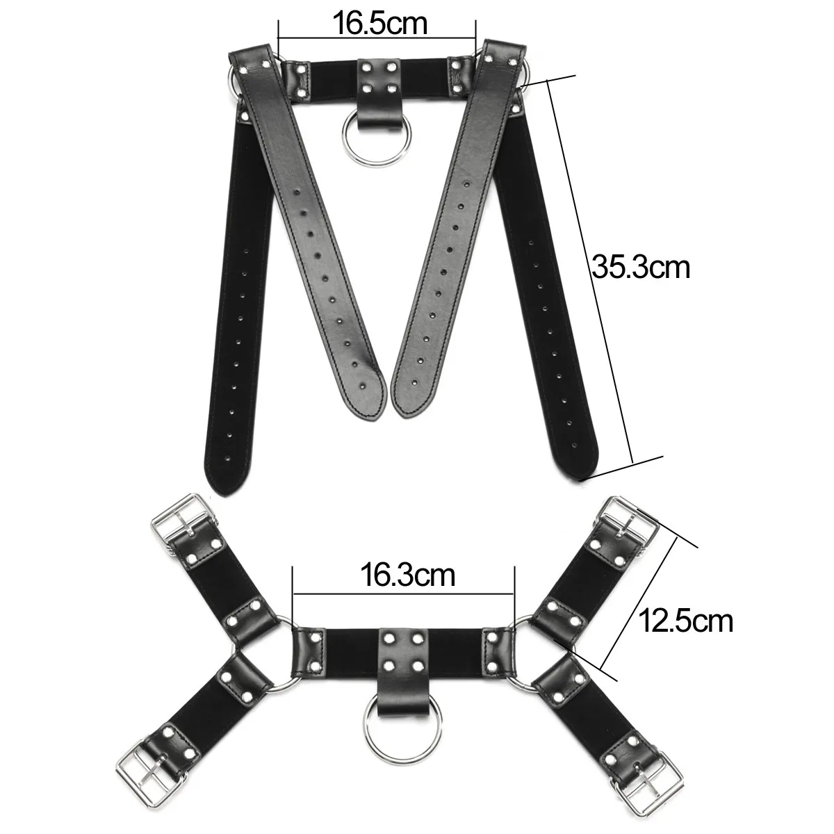 Мужской бондаж Регулируемая пряжка мужской для геев взрослый игровой ремень