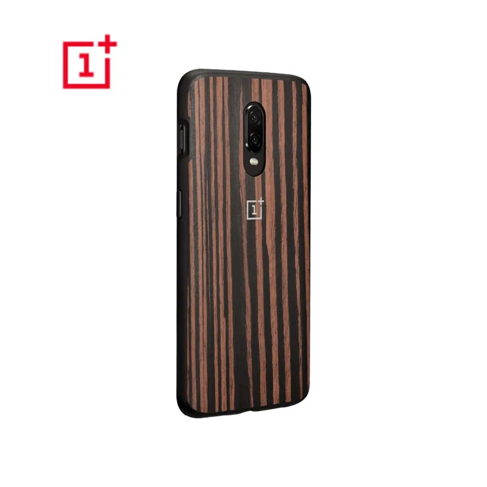 OnePlus 6T Case Cover Official Kevlar Ebony Nylon Bumper Protective One Plus Original Genuine 1 6t Shockproof |