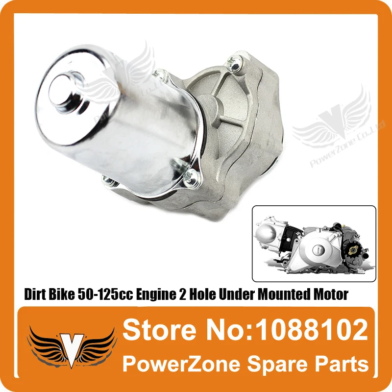 Пусковой двигатель Электростартер подходит для Dirt Pit Bike 2 монтажное отверстие под