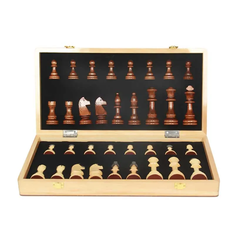 BSTFAMLY деревянный Шахматный набор Международная шахматная игра высокого класса