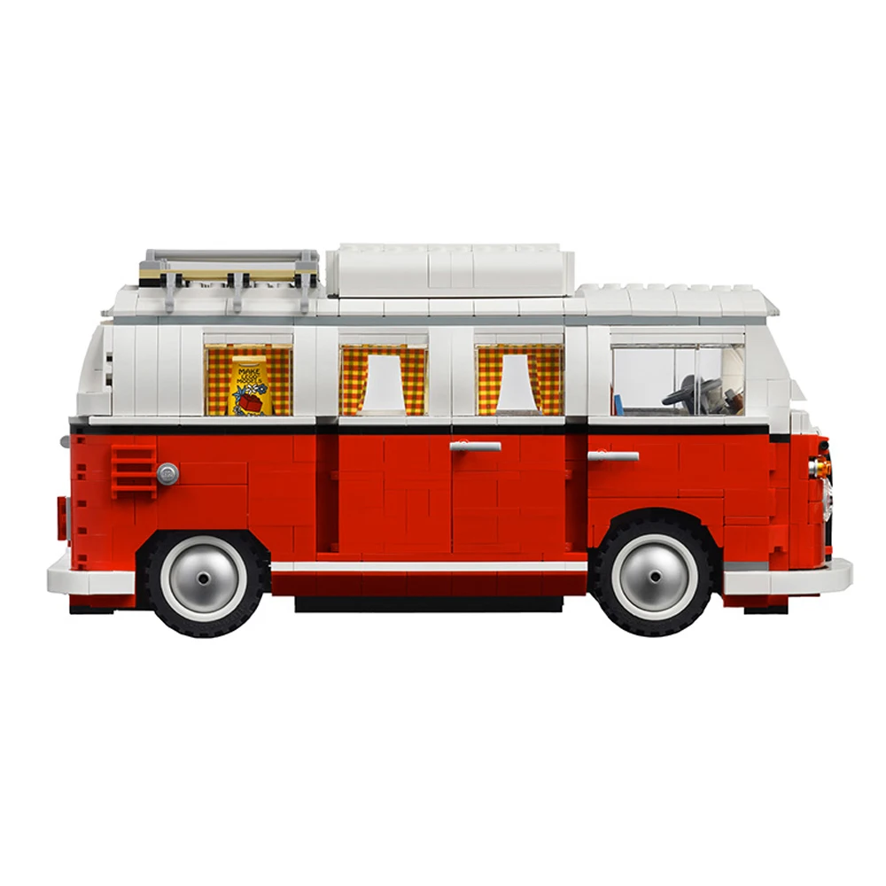 1354 шт. подходит для лего technic Creator 10220 набор T1 Camper Van строительные блоки для автомобилей Кирпичи игрушки для детей развивающие подарки DIY