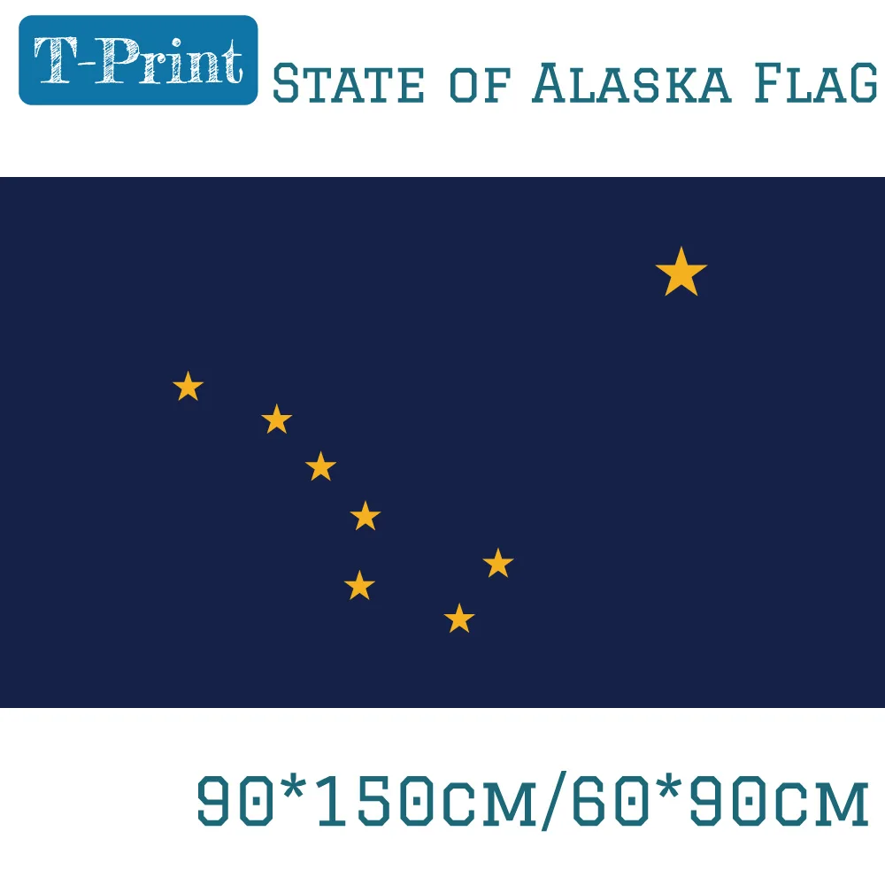 3x5 FT USA State of Alaska Flag 90*150cm 60*90cm America For Celebratio Decoration Дом и сад