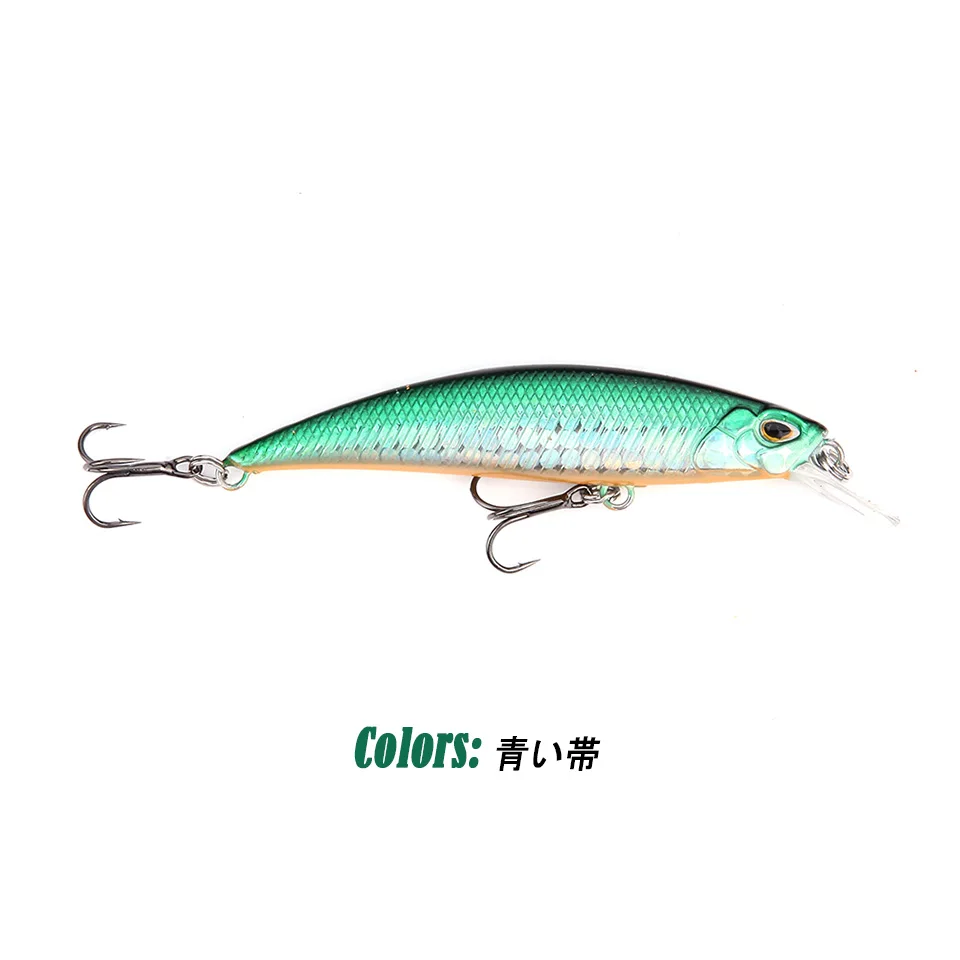 005 8 см 9,5 г рыболовные приманки Siking Minnow приманка художественная твердый Воблер для щуки Бас Япония плавать наживка; рыболовный воблер поддельная рыба - Цвет: 005