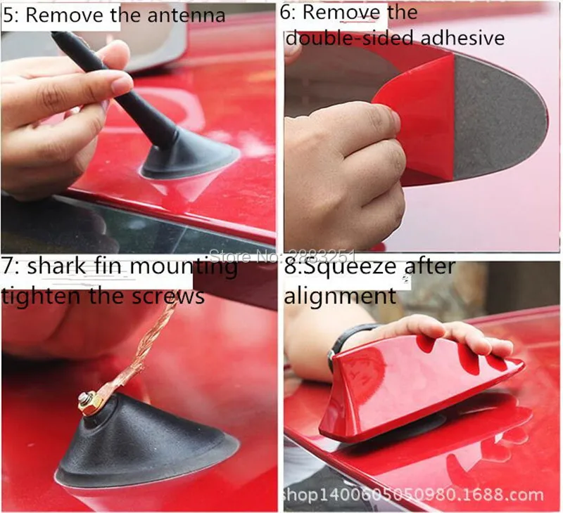 Лидер продаж радиосигнал Акулий плавник на крыше автомобиля воздушный Стайлинг