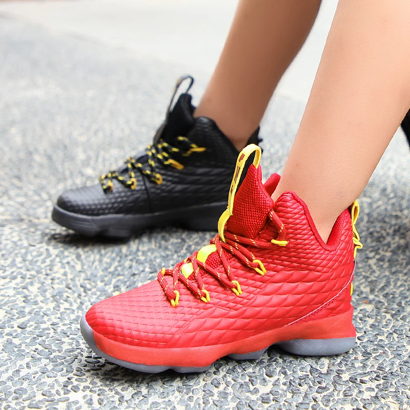 Детские баскетбольные кроссовки спортивные с Lebrones Zoom LBJ XV детские для мальчиков и