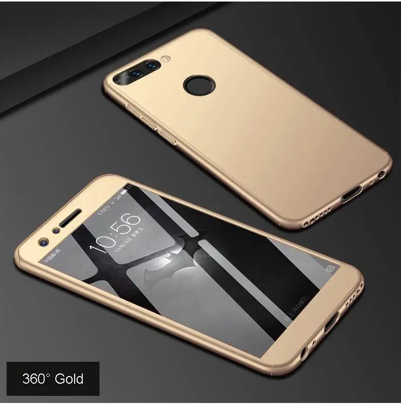 Чехол на 360 градусов для Huawei Honor 7c Pro 7 cpro, защитный чехол для Huawei Honor 7c 7 C, AUM-L41 чехол и закаленное стекло