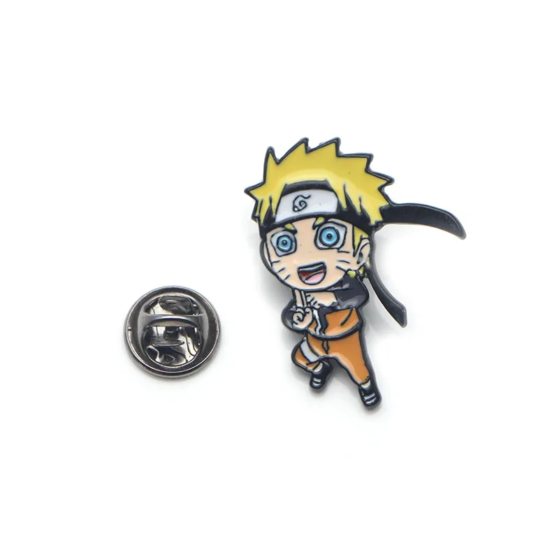 L3229 Uzumaki Naruto эмалированная булавка броши мультфильм креативная металлическая брошь булавки Джинсовая Шляпа значок воротник ювелирные изделия 1 шт