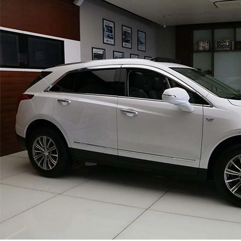 1 комплект новый хромированный козырек от солнца и дождя для Cadillac XT5 2016 2018|Навесы