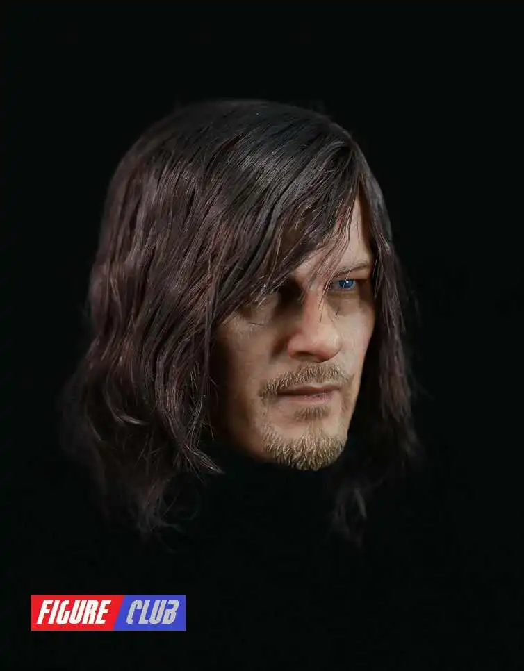 Пользовательские Дэрил Диксон Норман ридус 1/6 начальник Sculpt Walking Dead для Hottoys
