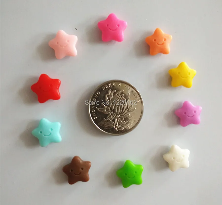 Новое поступление (10 шт./компл.) милая улыбающаяся звезда магниты на холодильник