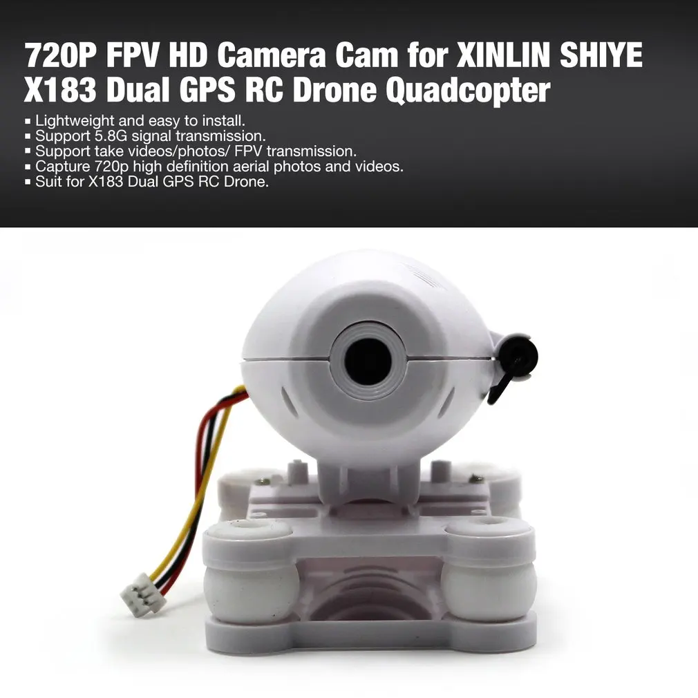 720P FPV HD Камера Cam для XINLIN SHIYE X183 двойной gps дистанционного Управление RC Дрон
