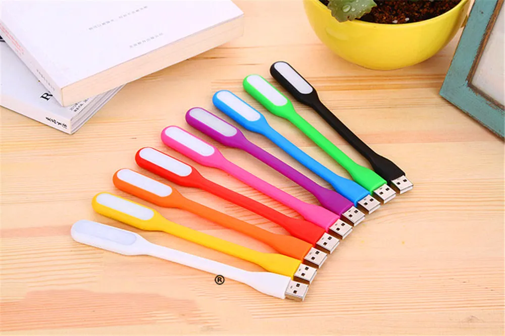 FFFAS 10 шт. мини мягкий гибкий USB LED свет лампы гаджеты для Мощность банка