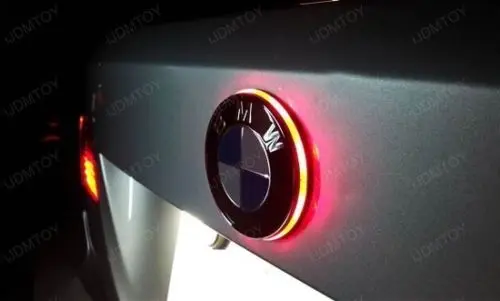 Автомобильные наклейки для BMW 3 5 7 Series X3 X5 X6 светодиодные автомобильные лампы 82 мм