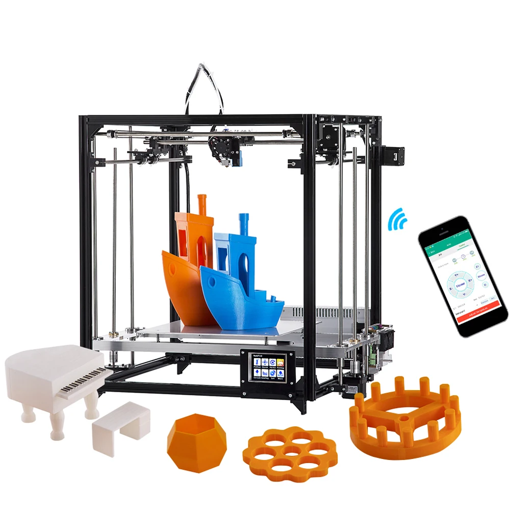 Flsun Cube F2 3d принтер Diy Набор автоматическое выравнивание большой печати беспроводной автоматическое выравнивание нити Замена печати точки останова 3,2 ''экран