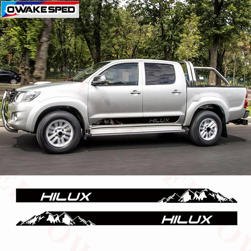Автомобильная Наклейка для Toyota Hilux Vigo Revo Rocco спортивные полосы автомобильная