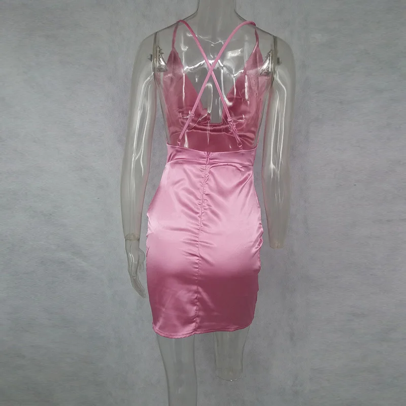 Горячие красные розовые черные модные бутик атласная без рукавов женское платье