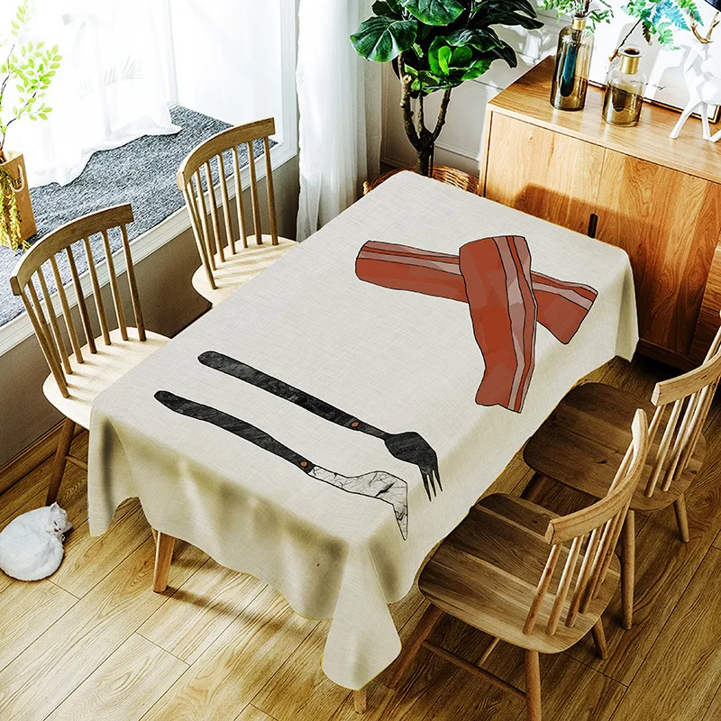 Cake Tablecloth Waterproof Decorative Washable Table Cover Rectangular Tapete Home Cloths Oilproof | Дом и сад
