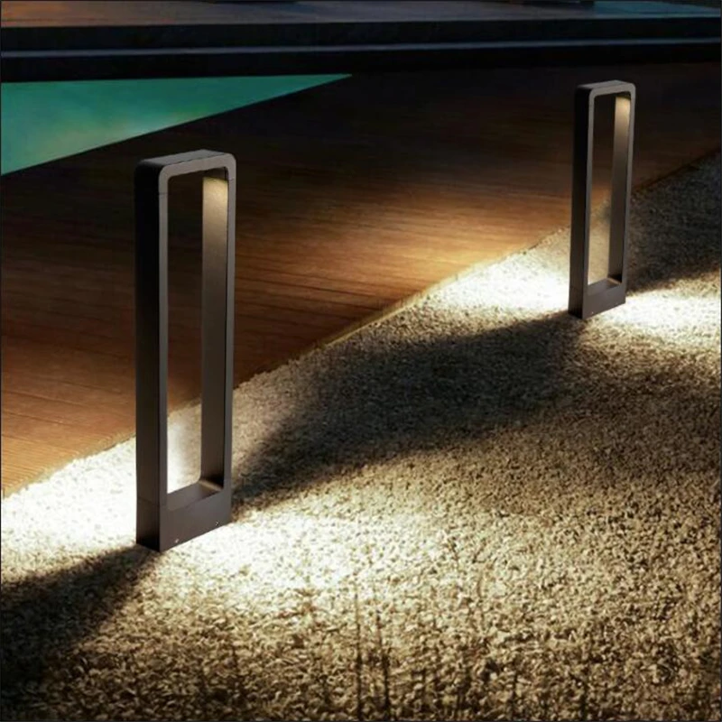 IP68 COB LED газон свет IP65 Открытый водонепроницаемый 12 Вт садовое освещение 60 см 30