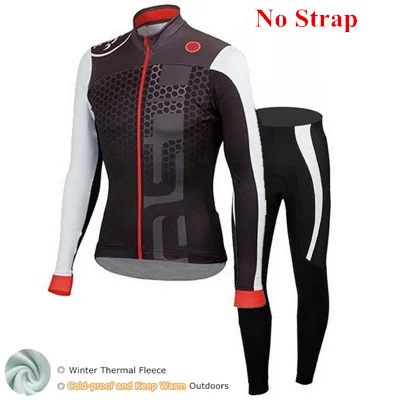 Jersey and Pants Мужские про команды зимняя куртка комплект для велоспорта Велоспорт Джерси кофта на флисе с длинным рукавом теплые велосипед Костюмы Ropa Ciclismo Invierno Hombre - Цвет: Jersey and Pants