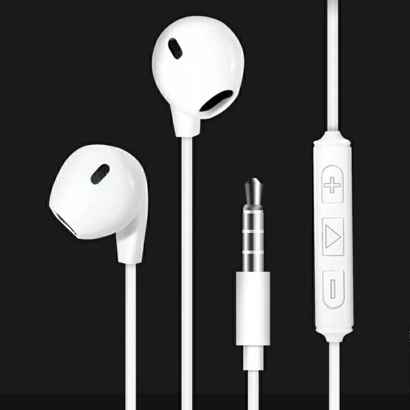 50 шт./лот наушники для iphone с микрофоном 3 5 мм iPhone6 Samsung Оригинальные|Наушники и