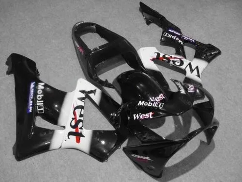 

For CBR900RR 00 01 CBR 900RR 2000 2001 CBR900 RR 929 CBR 900 RR ABS Motorcycle Fairing Kit Injection molding Black White-Nn