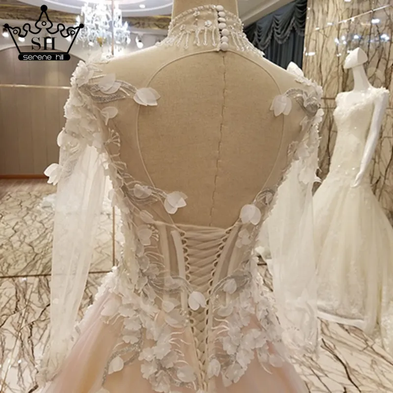 Роскошное сексуальное вечернее платье с длинными рукавами и открытой спиной