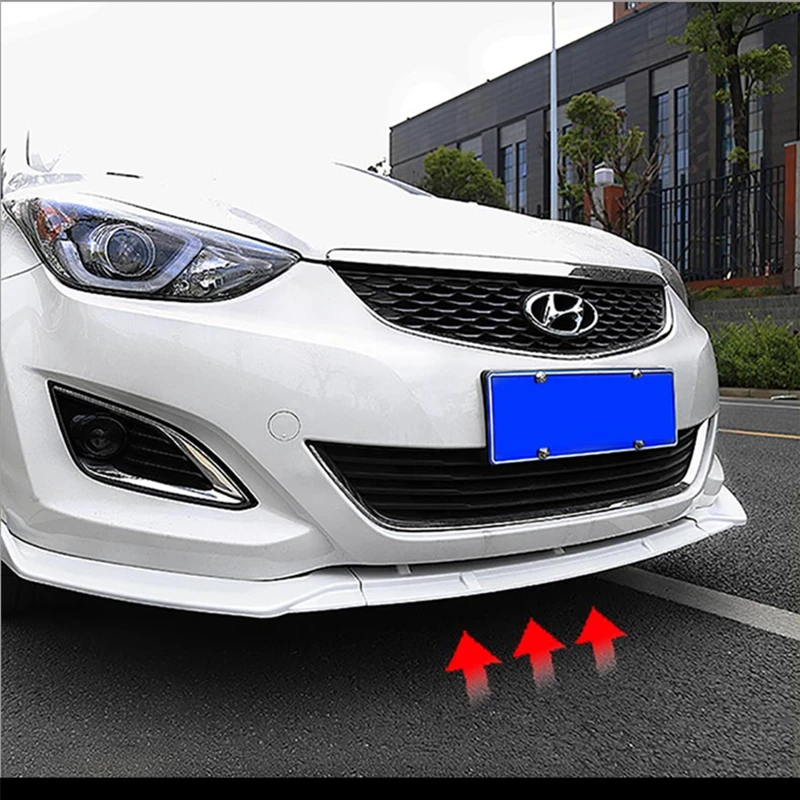 Для Hyundai Elantra передний спойлер ABS бампер диффузор защитные бамперы для комплект