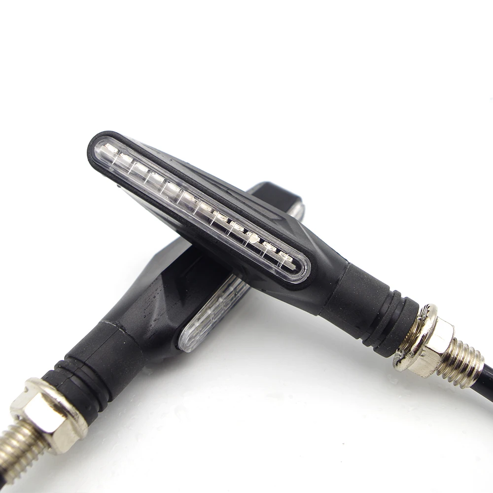 Мотоциклетные указатели поворота потока светодиодные стоп-стрелки стоп-сигнал