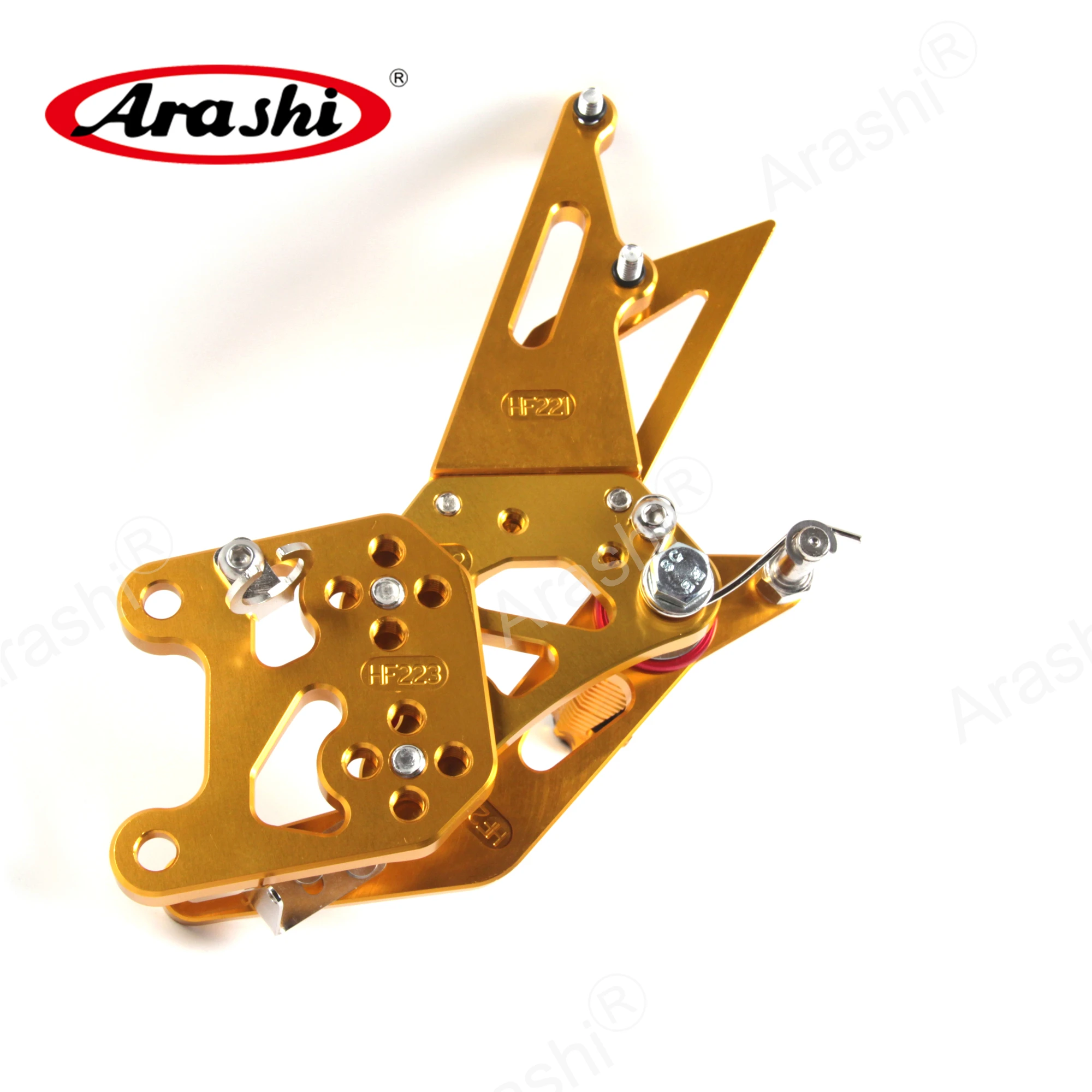ARASHI мотоциклетные наездники подножки Rearsets для HONDA CBR600RR 2007 2008 CBR 600 CBR600 RR