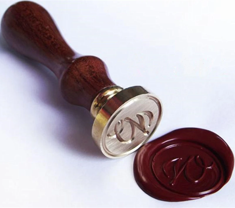 Винтажный подарок металлический штамп с 26 буквами для восковой печати | Дом и сад