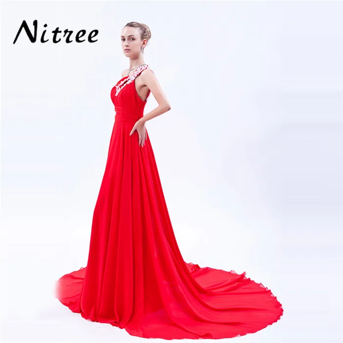 Vestidos de festa вечерние платья выпускные платье для свадьбы 2018 Новый горячий красный